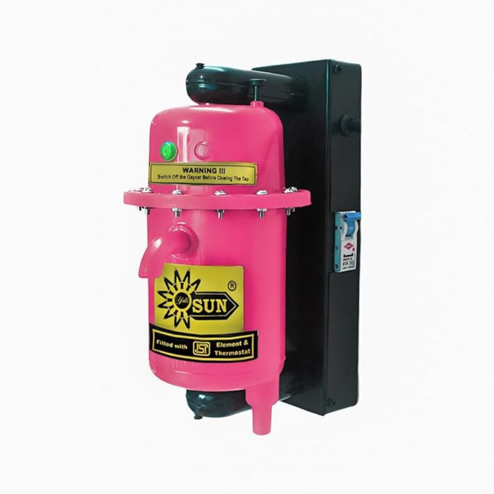 Sun Water Heater 1L Instant Water Heater_Geyser for Residential and Professional Use VX Instant (Dark Pink)